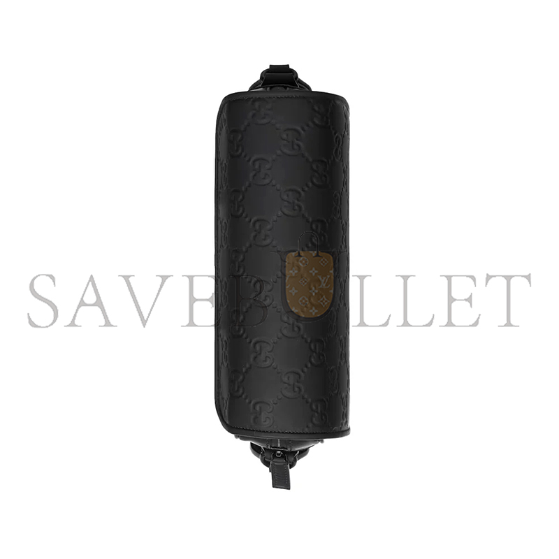 GUCCI GG RUBBER-EFFECT CROSSBODY BAG 775097 (26*19*7cm)